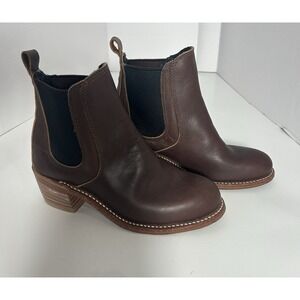 Red Wing Shoe 3392 Chelsea Rancher Harriet Brown Leather High Heel Women Boots 5
